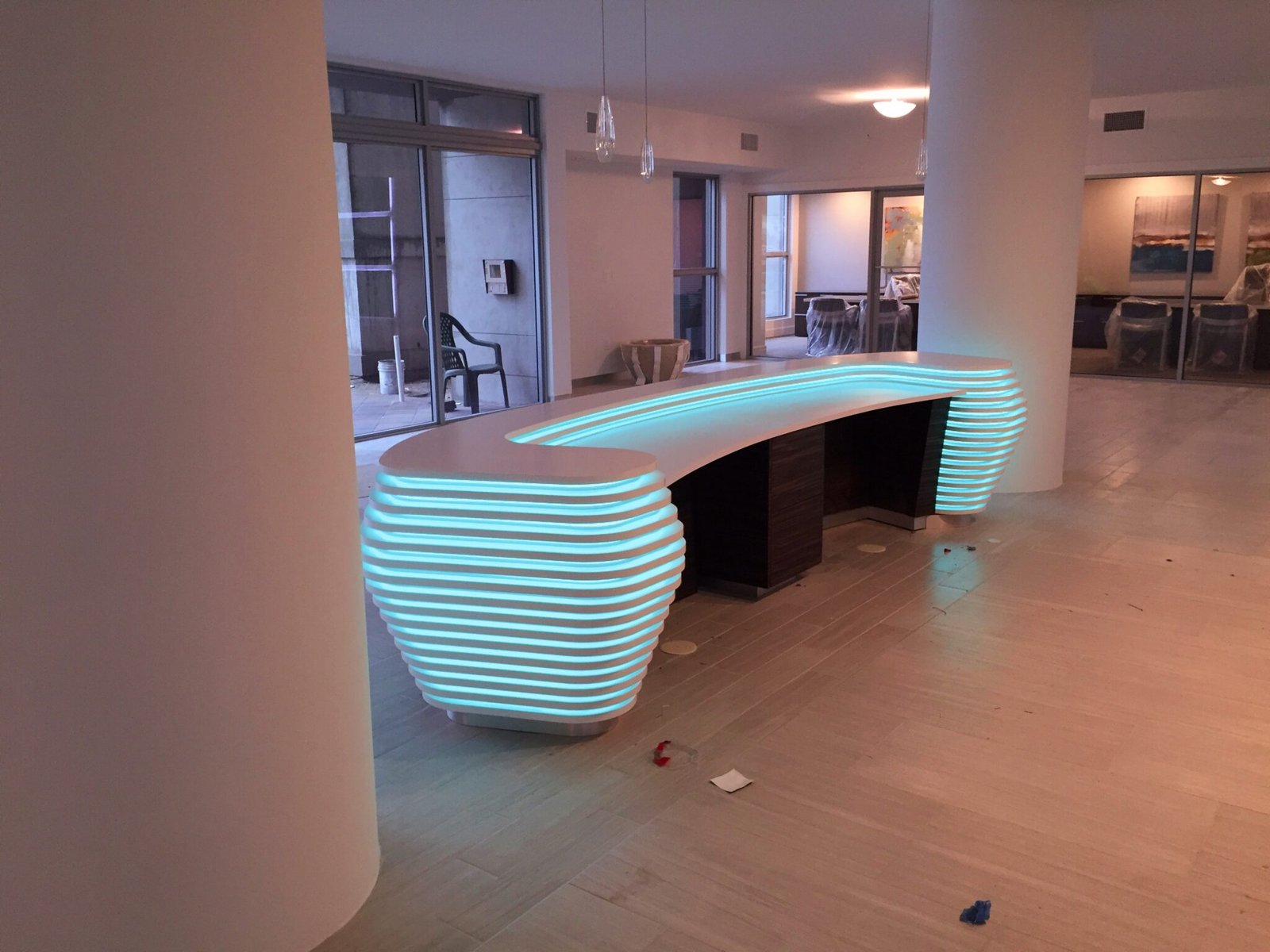 reception desk 14